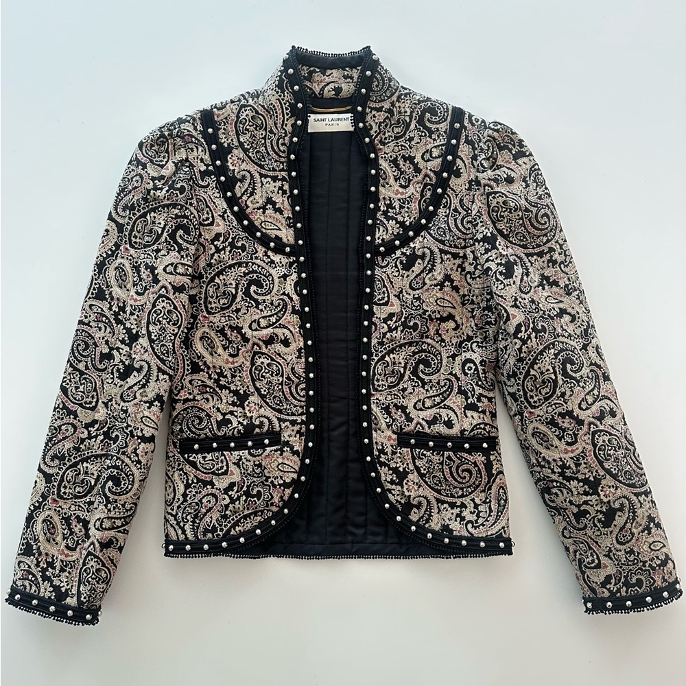 Rare Saint Laurent Paisley Jacket
